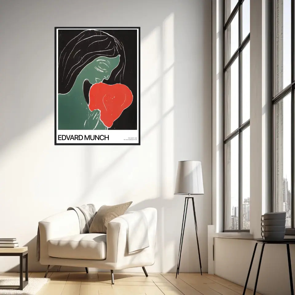 Affiche Et Tableau Edvard Munch Two Heart