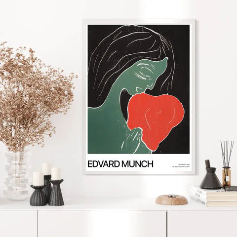 Affiche Et Tableau Edvard Munch Two Heart