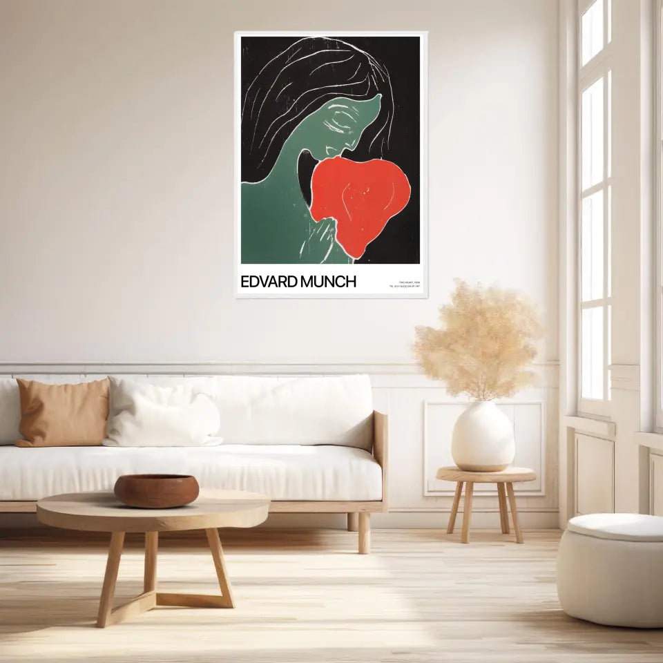 Affiche Et Tableau Edvard Munch Two Heart