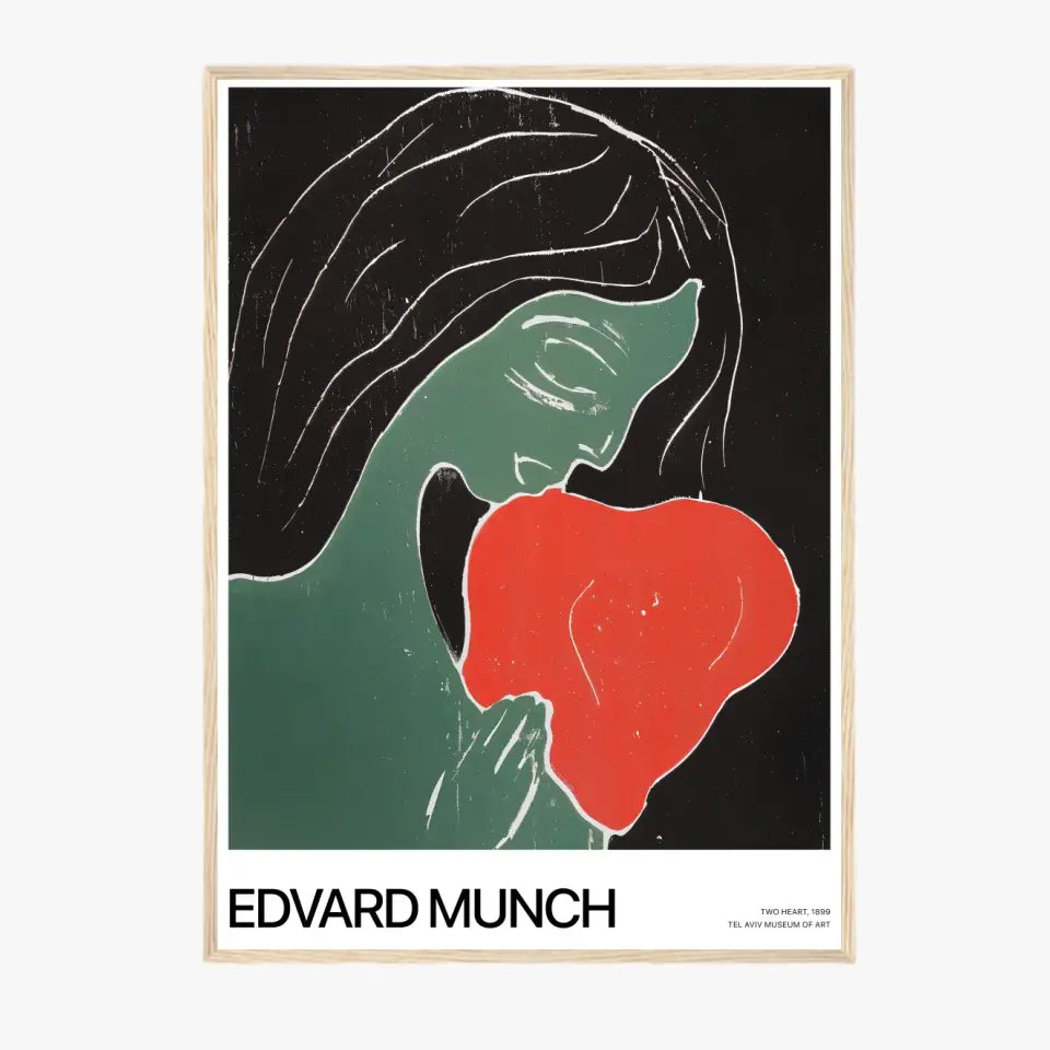 Affiche Et Tableau Edvard Munch Two Heart