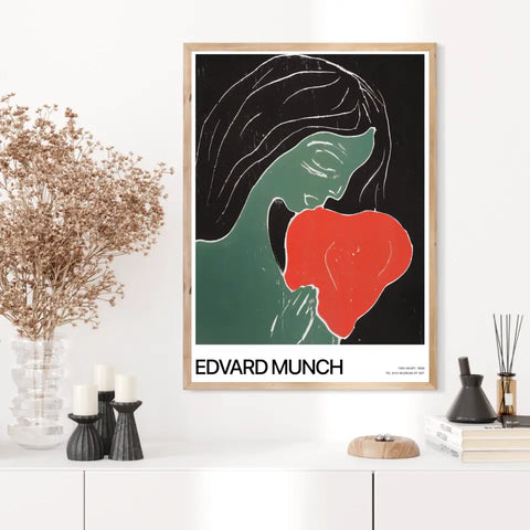 Affiche Et Tableau Edvard Munch Two Heart