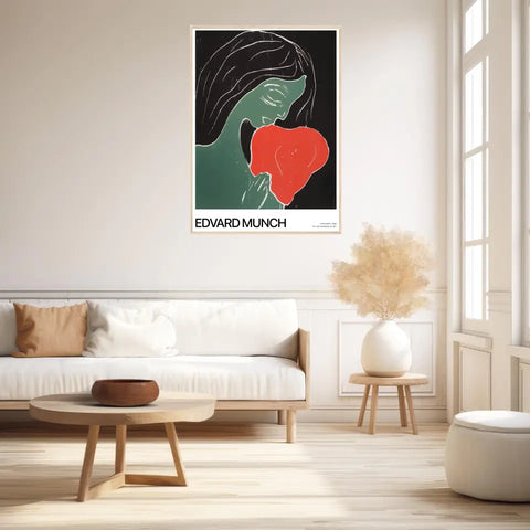 Affiche Et Tableau Edvard Munch Two Heart