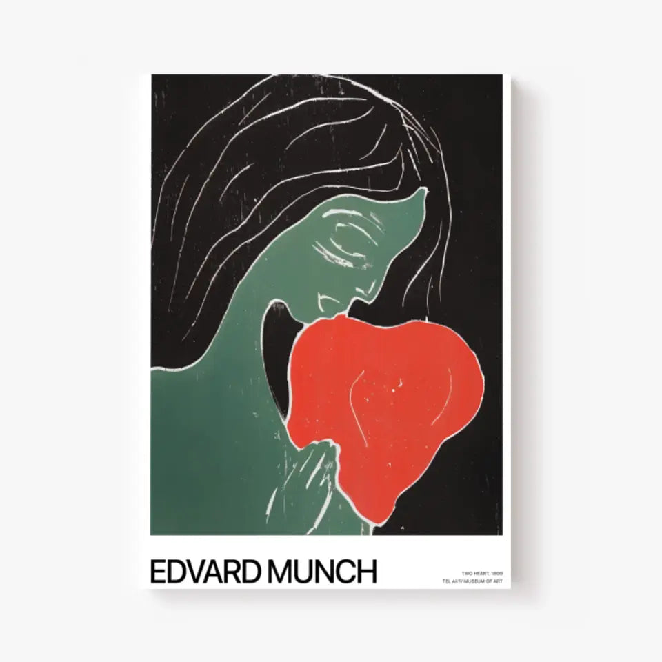 Affiche Et Tableau Edvard Munch Two Heart