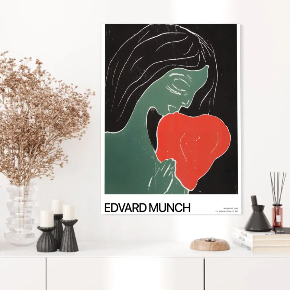 Affiche Et Tableau Edvard Munch Two Heart