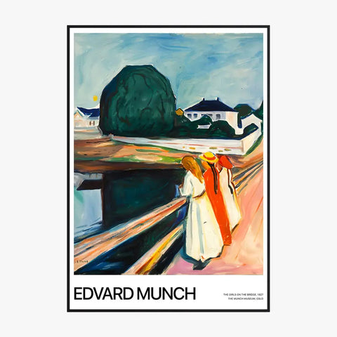 Affiche Et Tableau Edvard Munch The Girls On The bridge