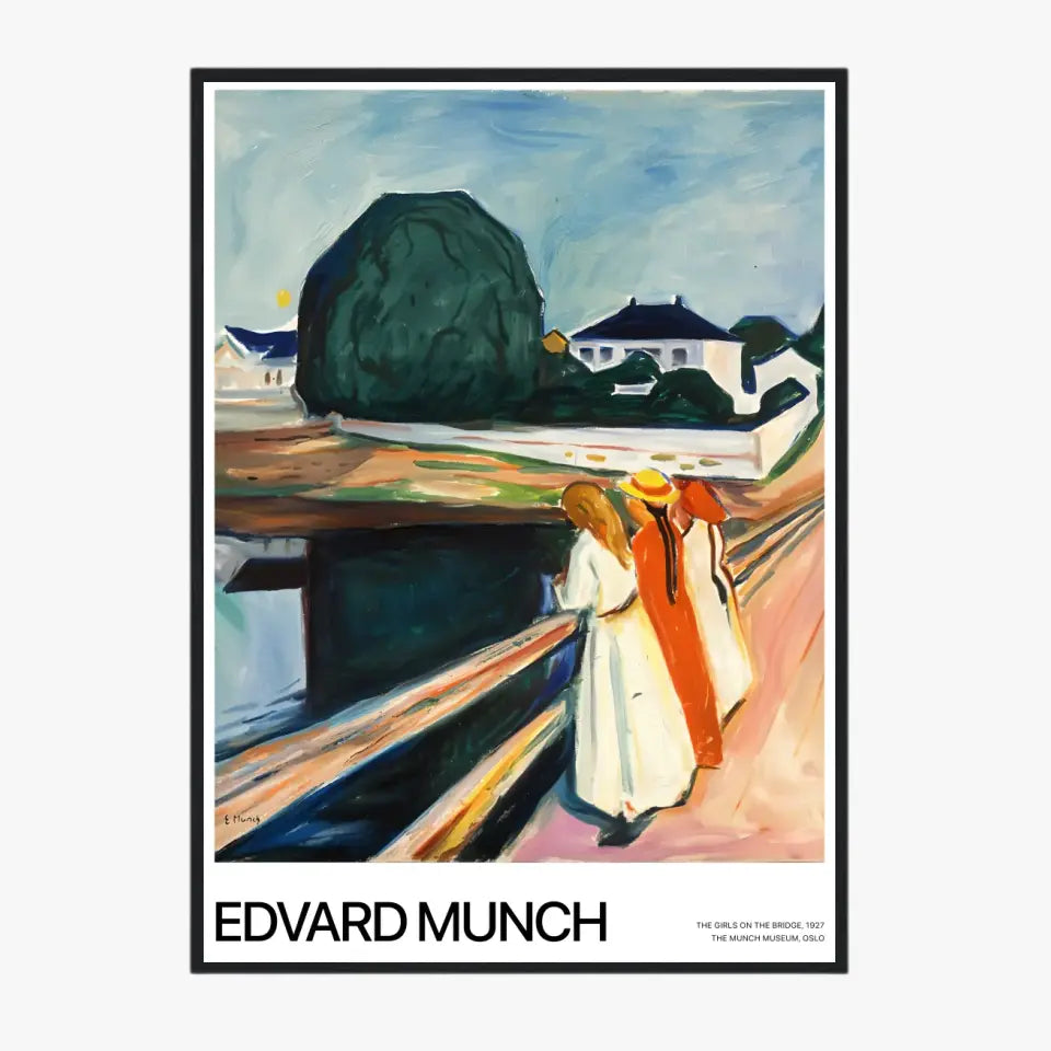 Affiche Et Tableau Edvard Munch The Girls On The bridge