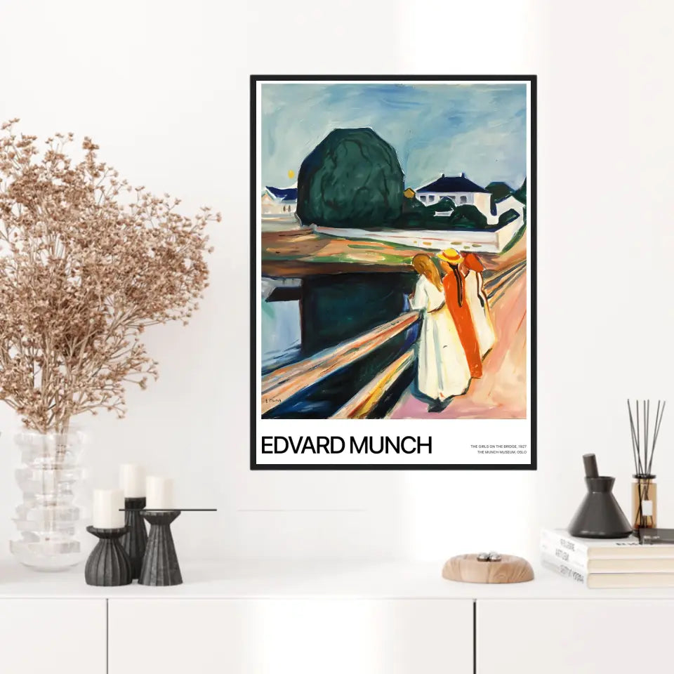 Affiche Et Tableau Edvard Munch The Girls On The bridge