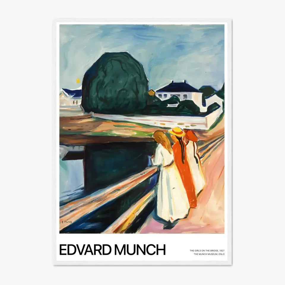 Affiche Et Tableau Edvard Munch The Girls On The bridge