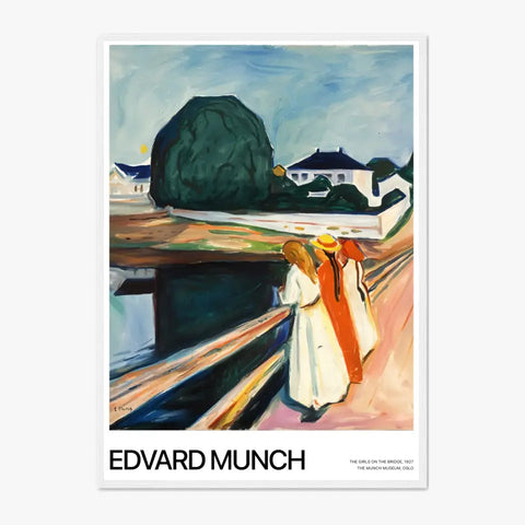 Affiche Et Tableau Edvard Munch The Girls On The bridge