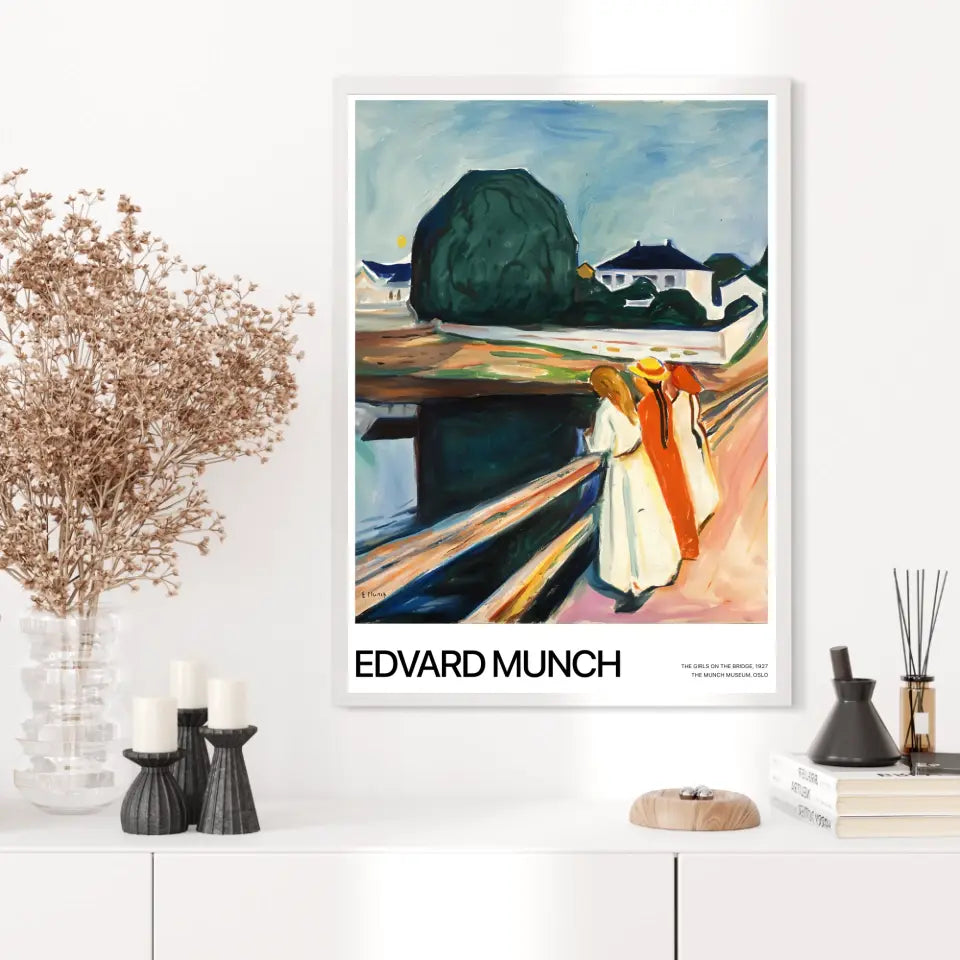 Affiche Et Tableau Edvard Munch The Girls On The bridge