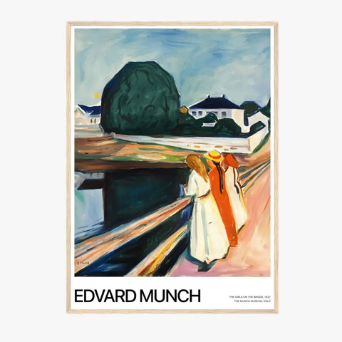 Affiche Et Tableau Edvard Munch The Girls On The bridge