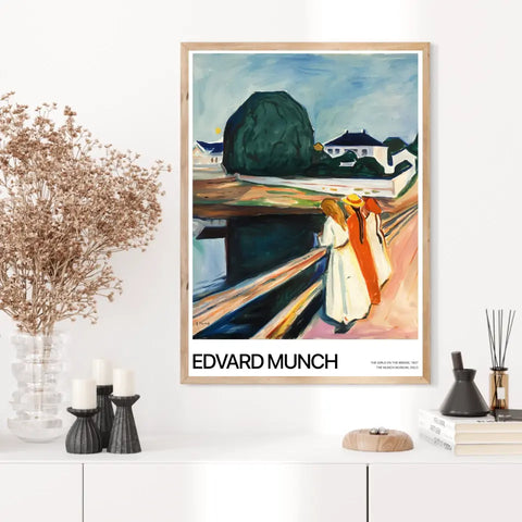 Affiche Et Tableau Edvard Munch The Girls On The bridge