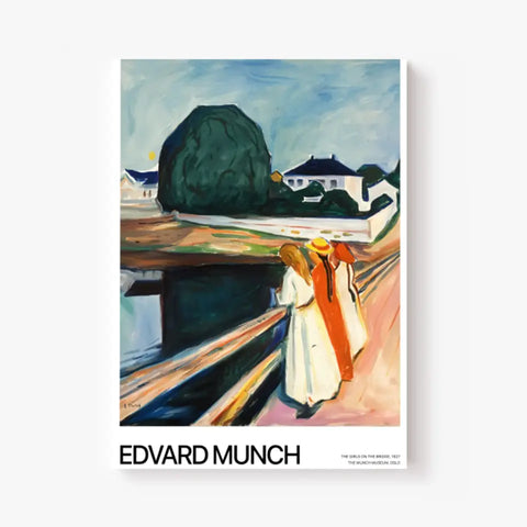 Affiche Et Tableau Edvard Munch The Girls On The bridge