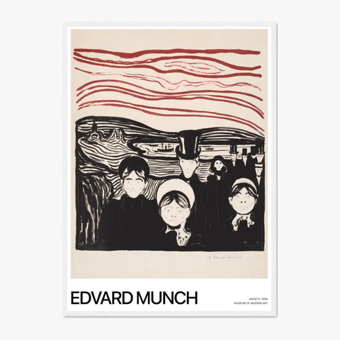 Affiche Et Tableau Edvard Munch Anxiety