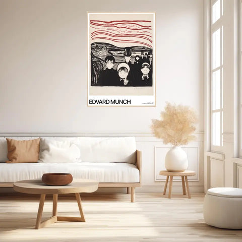 Affiche Et Tableau Edvard Munch Anxiety