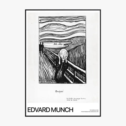 Affiche Et Tableau Edvard Munch The Scream