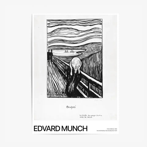 Affiche Et Tableau Edvard Munch The Scream