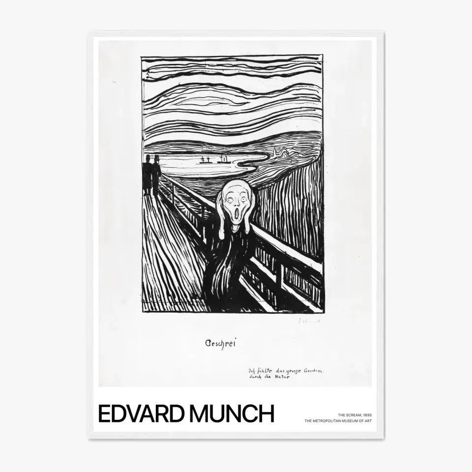 Affiche Et Tableau Edvard Munch The Scream