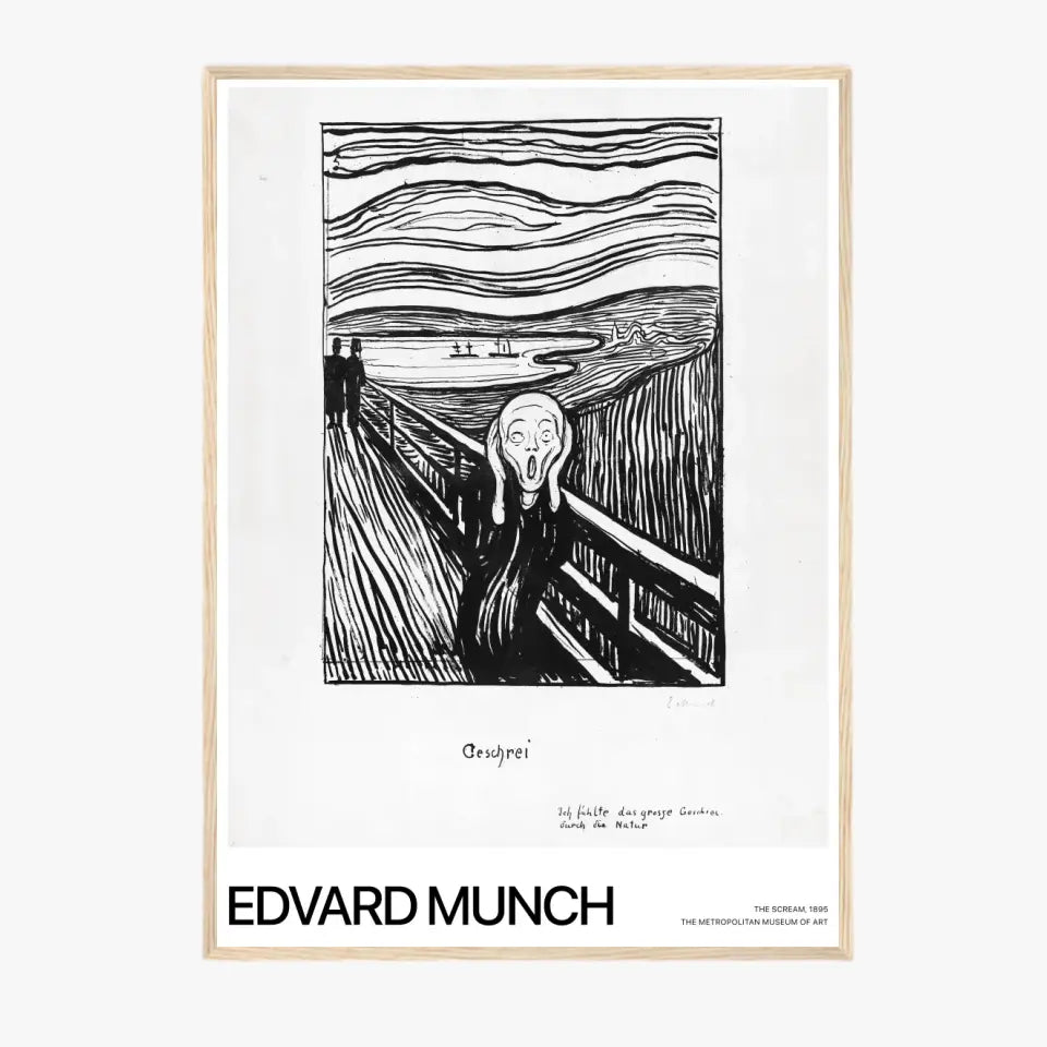 Affiche Et Tableau Edvard Munch The Scream