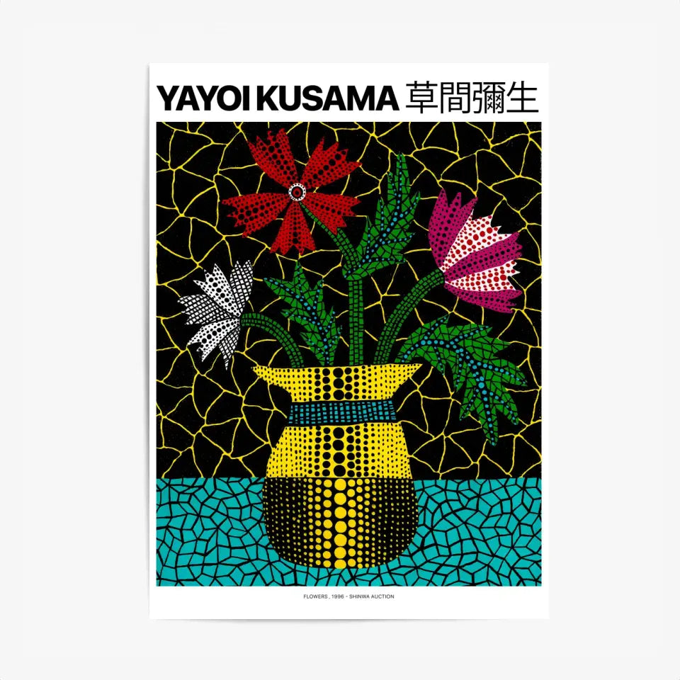 Affiche Et Tableau Yayoi Kusama Flowers 1996