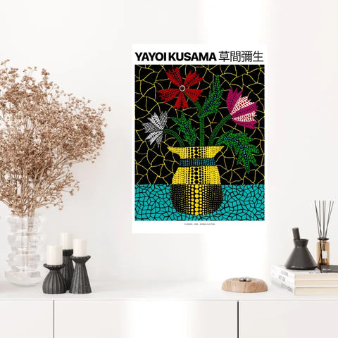 Affiche Et Tableau Yayoi Kusama Flowers 1996