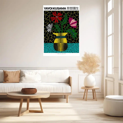 Affiche Et Tableau Yayoi Kusama Flowers 1996