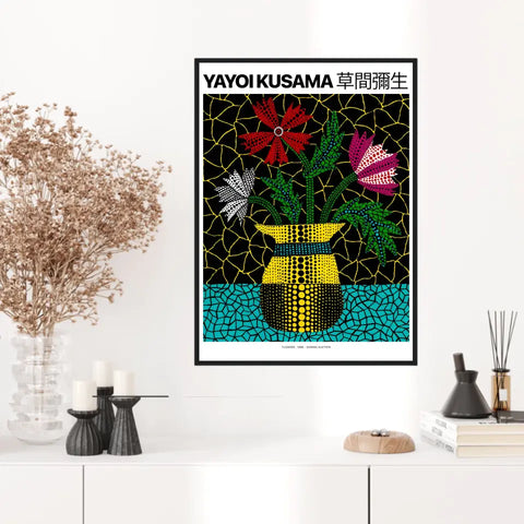 Affiche Et Tableau Yayoi Kusama Flowers 1996