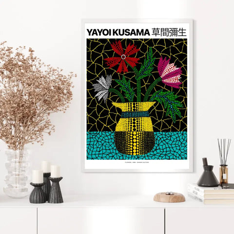 Affiche Et Tableau Yayoi Kusama Flowers 1996