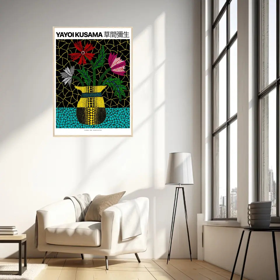 Affiche Et Tableau Yayoi Kusama Flowers 1996