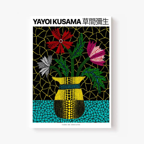 Affiche Et Tableau Yayoi Kusama Flowers 1996