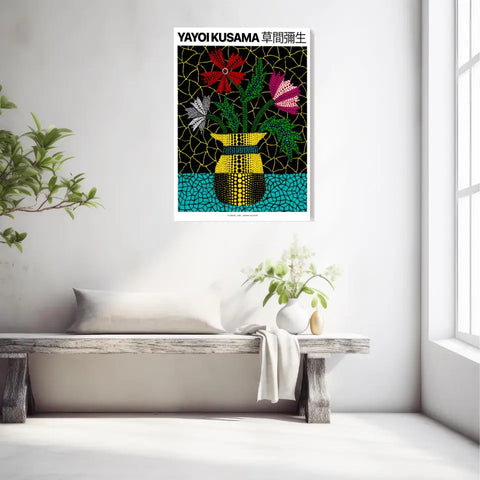 Affiche Et Tableau Yayoi Kusama Flowers 1996