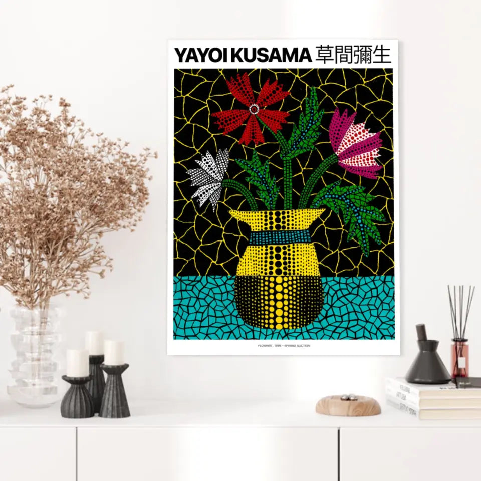 Affiche Et Tableau Yayoi Kusama Flowers 1996