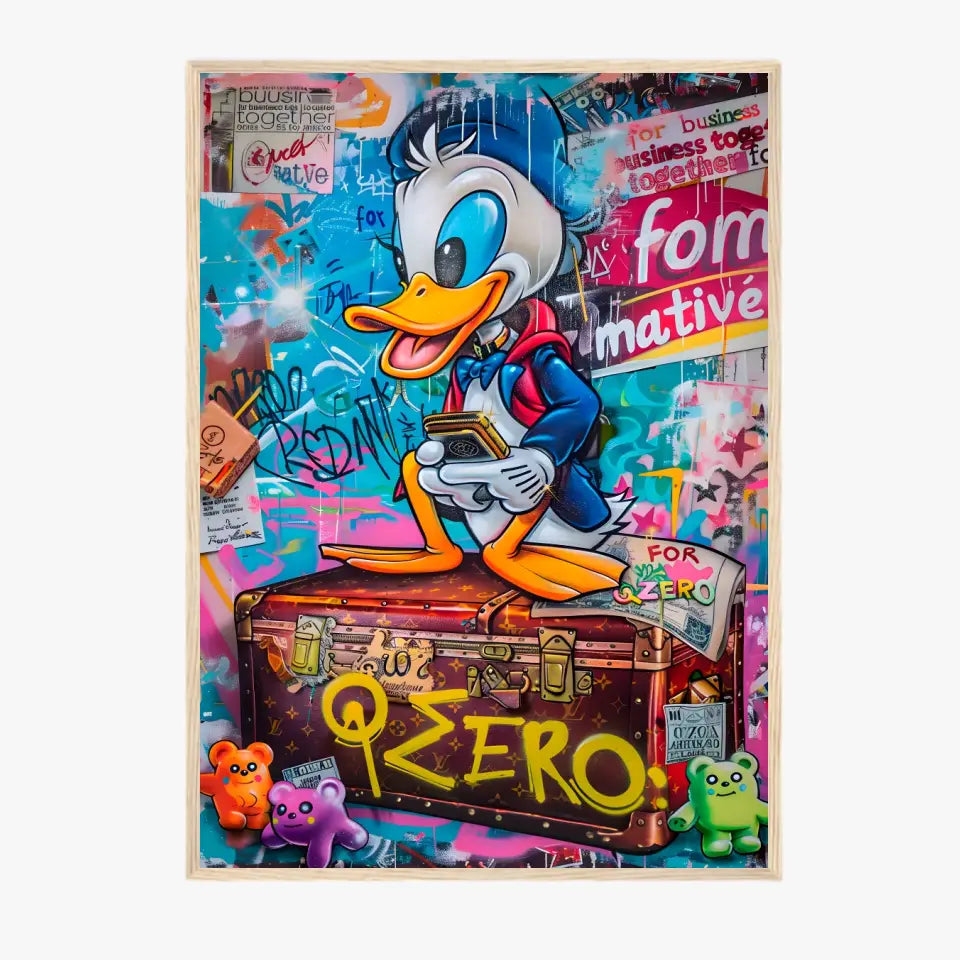 Affiche Et Tableau Street Art Donald Graffiti