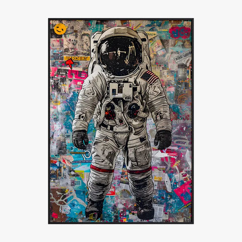 Affiche Et Tableau Street Art Astronaute