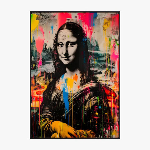 Affiche Et Tableau Street Art Mona Lisa