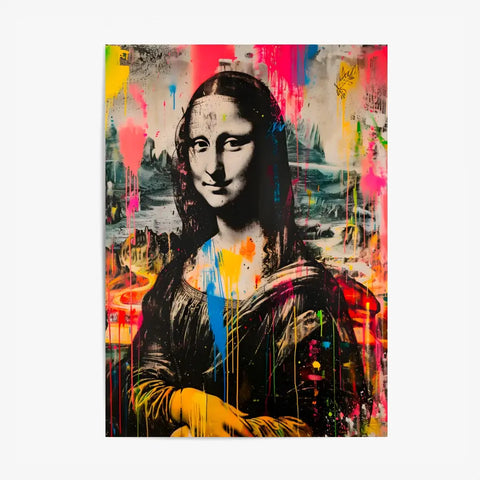 Affiche Et Tableau Street Art Mona Lisa