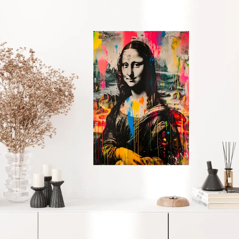 Affiche Et Tableau Street Art Mona Lisa