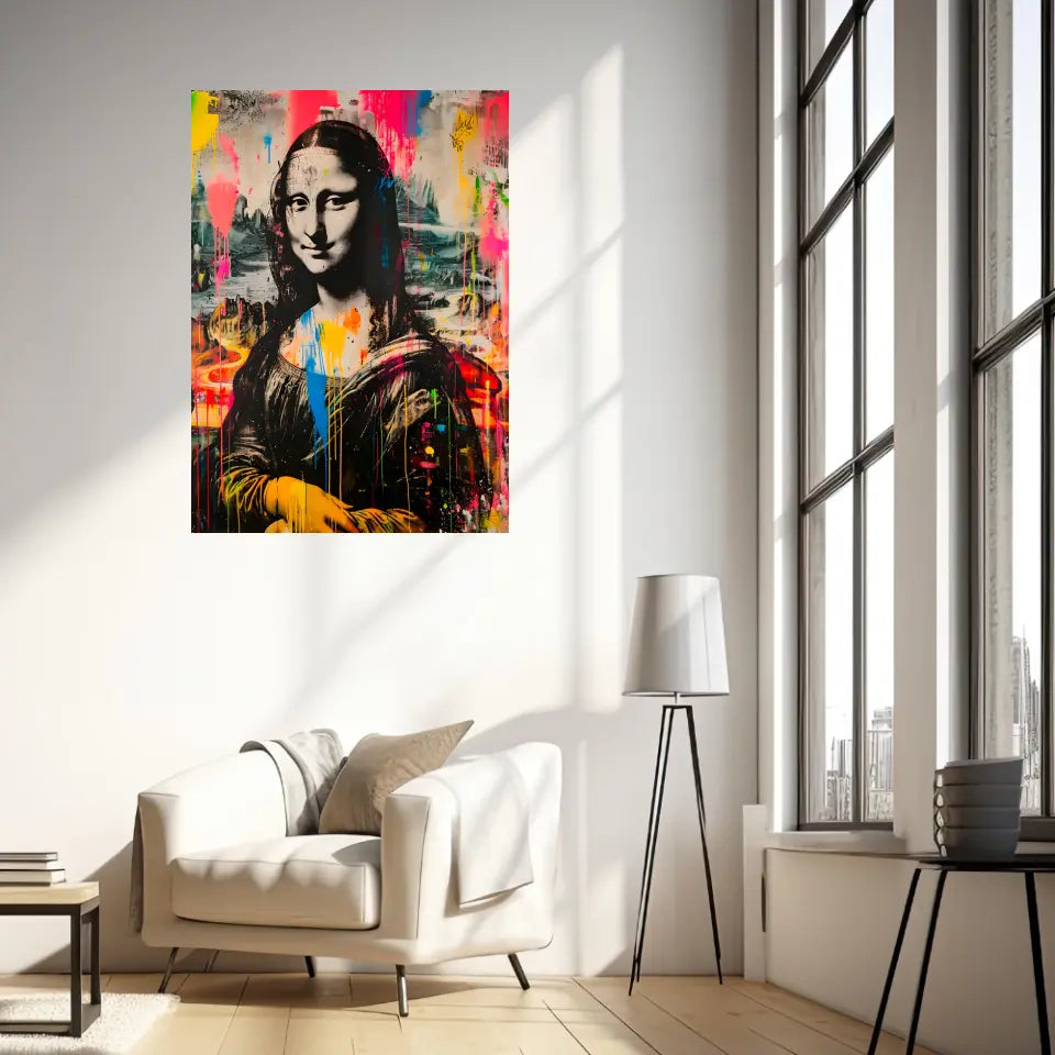 Affiche Et Tableau Street Art Mona Lisa