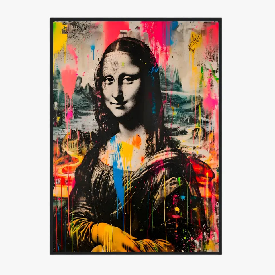 Affiche Et Tableau Street Art Mona Lisa