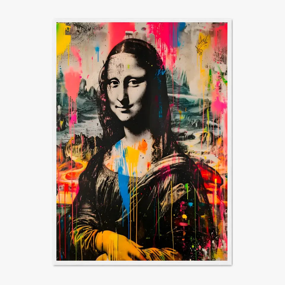 Affiche Et Tableau Street Art Mona Lisa