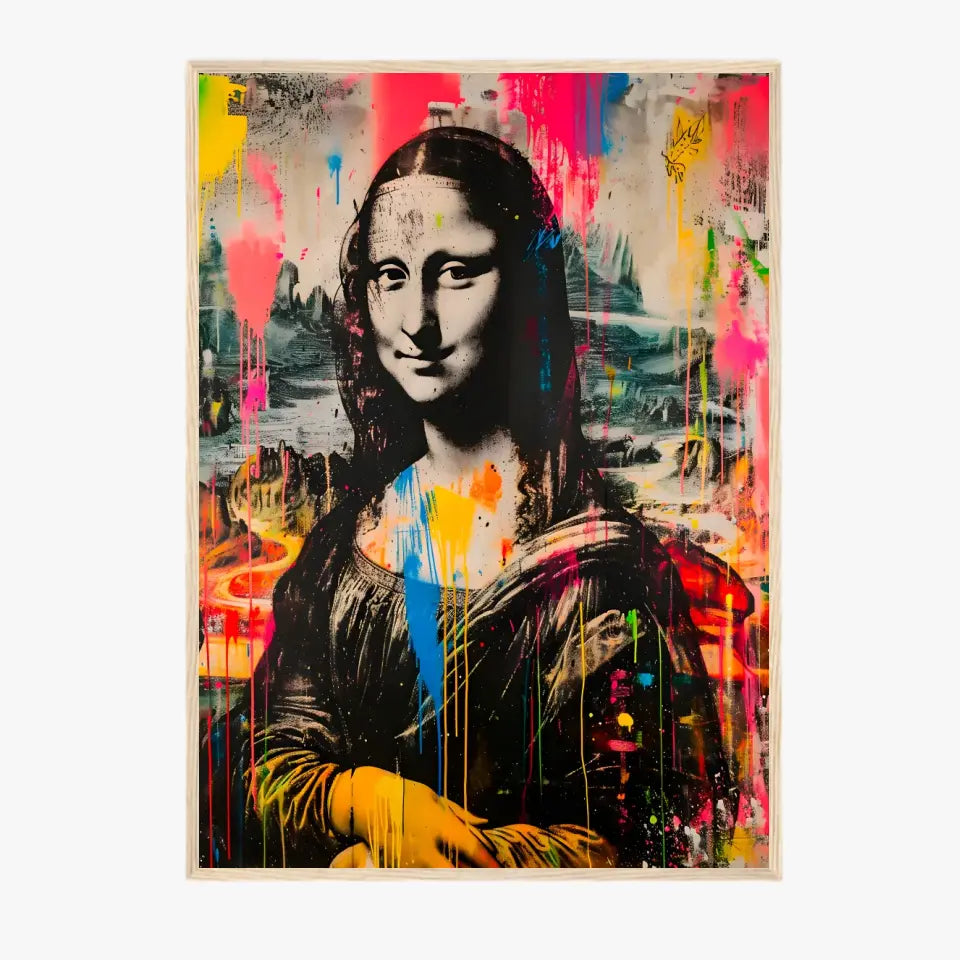 Affiche Et Tableau Street Art Mona Lisa