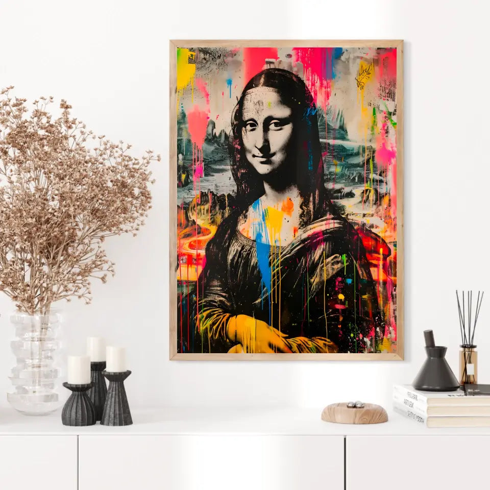 Affiche Et Tableau Street Art Mona Lisa