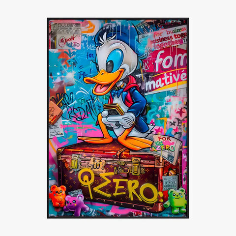 Affiche Et Tableau Street Art Donald Graffiti