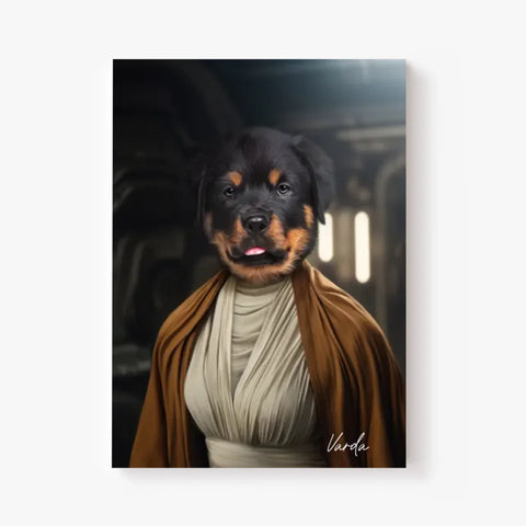 Tableau Animaux Portrait Personnalisé Star Princesse Leia