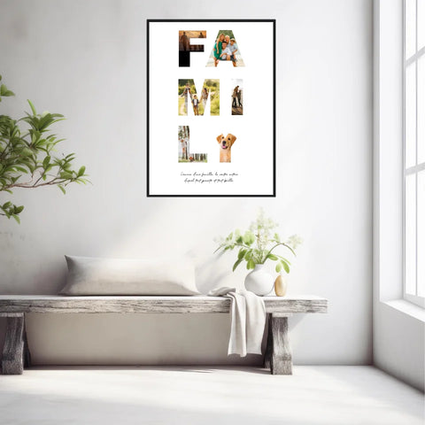 Tableau Famille Personnalisable Photo Family