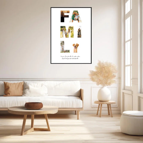 Tableau Famille Personnalisable Photo Family