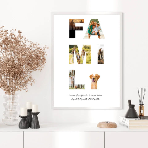 Tableau Famille Personnalisable Photo Family