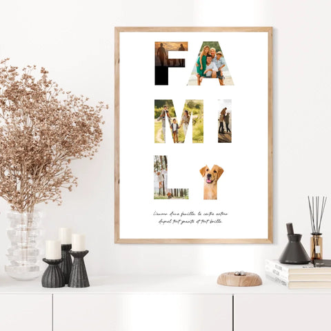 Tableau Famille Personnalisable Photo Family