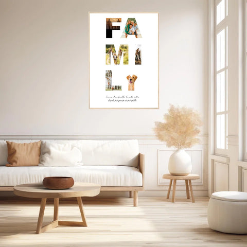 Tableau Famille Personnalisable Photo Family