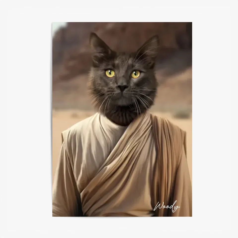 Tableau Animaux Portrait Personnalisé Rey Skywalker